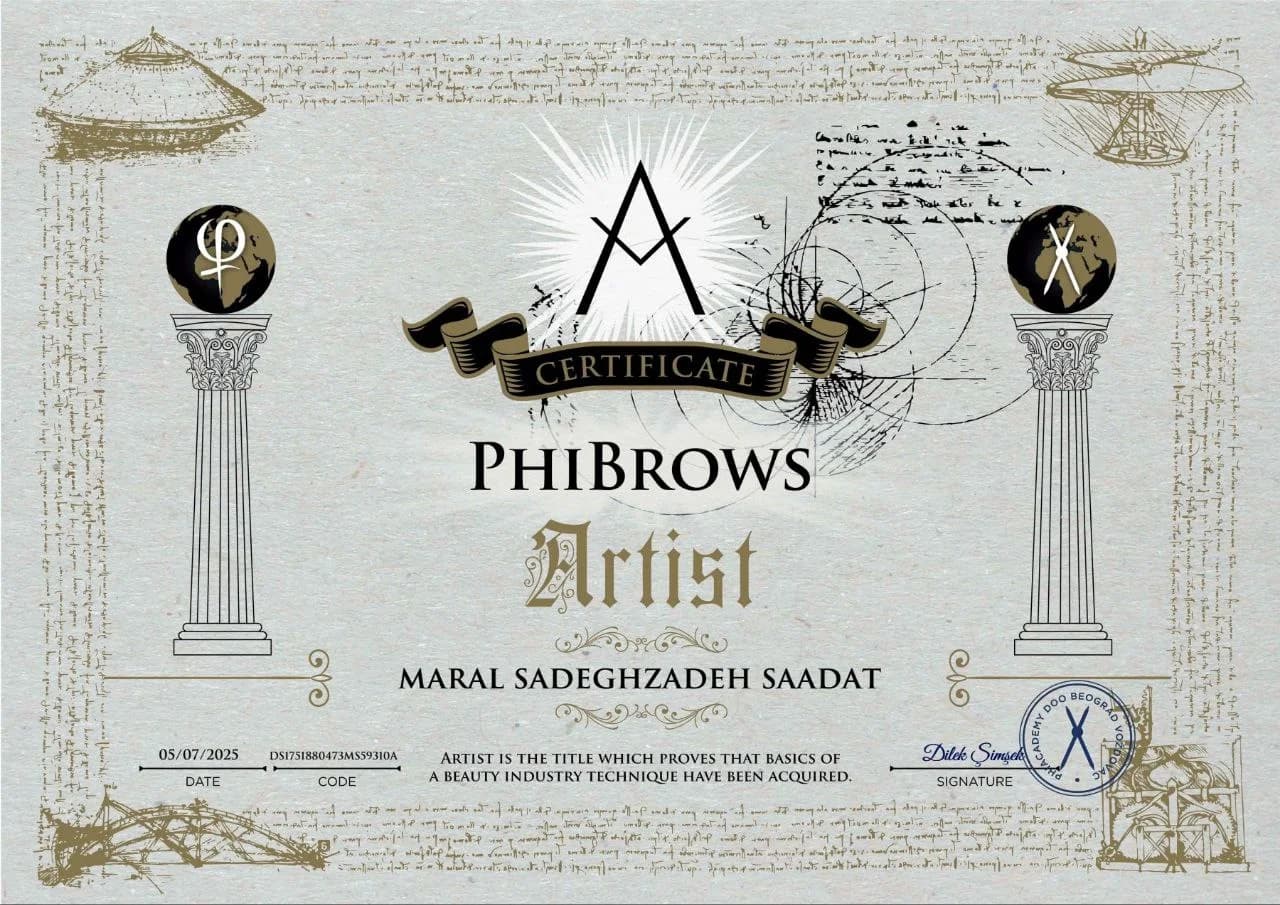 Phibrows Certified Artist — Maral Beauty Istanbul